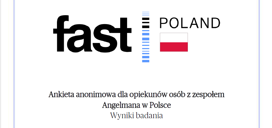 Zespół Angelmana Fundacja FAST Poland wyniki badań ankietowych
